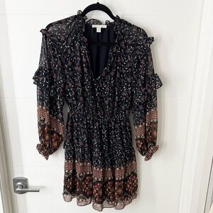 Chelsea & Violet Floral Long Sleeve Dress